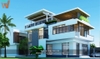 Thiết kế biệt thự 2 mặt tiền hiện đại 12x40m| Mẫu biệt thự đẹp BT1819