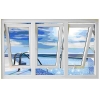 Cửa sổ mở hất ra ngoài uPVC
