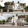Thiết kế biệt thự vườn 400m2| Mẫu biệt thự đẹp BT0219| Quảng Ninh