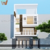 Thiết kế nhà phố 1 trệt 2 lầu sân thượng| Mẫu nhà đẹp NP0415 | Nhà phố khu dân cư Thạnh Mỹ Lợi