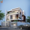 Thiết kế biệt thự 10x25 hiện đại| Mẫu biệt thự đẹp BT0218| Làng Đại Học, Phước Kiển, Nhà Bè