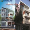 Xây nhà trọn gói - Nhà phố số 10 ngõ 35 Hoàng Ngọc Phách, Đống Đa