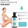 Tinh dầu cao cấp Viola Skin Argan Coconut Oil giảm nếp nhăn, dưỡng ẩm cho da mặt, body, cải thiện tóc khô hư tổn chẻ ngọn