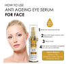 Serum cao cấp Viola Skin Anti Ageing Eye Dark Circles Puffiness chống lão hóa và quầng thâm mắt Q10 Matrixyl 3000