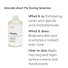 Nước hoa hồng tẩy da chết AHA The Ordinary Glycolic Acid 7% Toning Solution