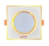 Đèn led âm trần vuông Asia 7W, Ø90