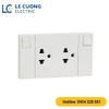 Bộ ổ cắm đôi 3 chấu 16A có công tắc-dòng AvatarOn A Schneider