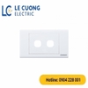 Mặt 2 công tắc S18