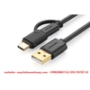 Cáp chuyển USB 2.0 to USB type C và micro USB Ugreen US142