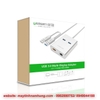 Cáp chuyển USB 3.0 to HDMI + USB 3.0 + Lan Gigabit Ugreen 40255