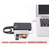 Bộ chia 4 cổng USB vỏ nhôm thiết kế cho Macbook