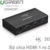 BỘ CHIA CỔNG HDMI 1 RA 2 4K 30HZ 3D UGREEN 40201