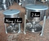 Máng ăn inox cho gà loại 1 bao