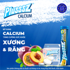 Viên sủi Plusssz Calcium vị đào , chanh leo không đường hỗ trợ tăng cường sức khỏe xương khớp (tuýp 20 viên sủi)