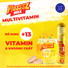 (TUÝP x 20 Viên sủi) PLUSSSZ MAX MULTIVITAMIN VỊ CAM Không Đường - HÀNG NHẬP KHẨU