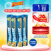 [COMBO 4 TUÝP X 20 VIÊN] PLUSSSZ CALCIUM vị đào, chanh leo không đường - Hàng nhập khẩu