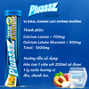 [COMBO 3 TUÝP X 20 VIÊN] PLUSSSZ CALCIUM vị đào, chanh leo không đường - Hàng nhập khẩu