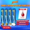 [COMBO 4 TUÝP X 20 VIÊN] PLUSSSZ CALCIUM vị đào, chanh leo không đường - Hàng nhập khẩu