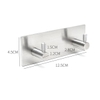Móc áo dán tường inox 304 cao cấp MA42 (loại đôi)