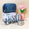 Hộp Cơm Giữ Nhiệt Inox 304 Kèm Đũa Và Túi Giữ Nhiệt Lock&Lock LHC8015 - LHC8016