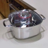 Nồi vuông inox thành cao Chockmen 24cm [CKM157]