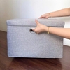 Hộp vải đựng quần áo có khung thép GHA503