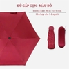 Dù gấp gọn mini, ô mini bỏ túi, dù che nắng mưa chống tia UV SPF50+ cán tròn kèm hộp thời trang