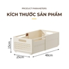 Set 2 Rổ đựng quần áo gấp gọn (15x25x48cm)