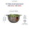 Bộ tô kèm rổ inox cao cấp Kaiyo