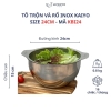 Bộ tô kèm rổ inox cao cấp Kaiyo