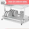 Kệ bát đa năng inox 304 cao cấp KC02