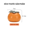 Set 2 Hũ trà bằng sứ hình quả cam