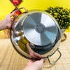 Nồi Lẩu Inox 430 3 Đáy Fivestar 32cm