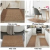 Set 2 thảm nhà bếp chống trượt xuất Âu