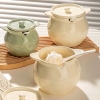 Liễn sứ bằng sứ đựng mỡ, đựng gia vị chịu nhiệt độ cao, hũ gốm đựng mỡ xinh xắn