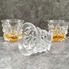 Bộ 6 ly uống rượu tây uống whisky pha lê (Thủy tinh cao cấp)