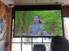 Màn chiếu điện cho máy chiếu gần xy screen 120inch