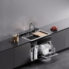 BỒN RỬA ĐA NĂNG XIAOMI MENSARJOR-kết hợp máy rửa bát, máy lọc nước, máy xử lý rác thải , máy rung