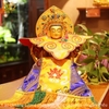 Y áo choàng tượng phật mật tông chất liệu vải gấm Tây Tạng kiểu 2