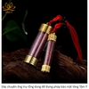Dây chuyền ống trụ rỗng đựng pháp bảo mật tông Tâm Ý chất liệu mica-acrylic MS1