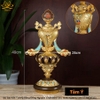 Bộ Bát Kiết Tường (Bát Đại Cát Tường - Tám Tướng Cát Tường) Cao 49cm Bằng Đồng Thau, Hoàn Thiện Thủ Công BBKT36 chất lượng tốt