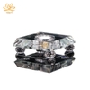|Cao 12cm| Tháp xá lợi Bảo Khiếp Ấn Đà-la-ni chất liệu pha lê MS19 Kinh Nhất Thiết Như Lai Tâm Bí Mật Toàn Thân Xá Lợi
