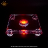 Đế đèn led hình vuông chất liệu pha lê cao cấp - nhiều kích thước