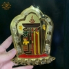 Thời luân kim cang Kalachakra 3D Thập tự tại, dập nổi cực kỳ đẹp toả hào quang