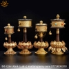 Đế Cắm Kinh Luân Bằng Đồng Nguyên Chất Hình Đóa Sen 1 Tầng DKL10 cao cấp