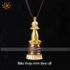 Dây đeo cổ bảo tháp Katang bằng đồng dùng để đựng pháp bảo Mật Tông Tâm Ý
