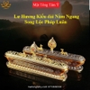 Lư Hương Kiểu dài Nằm Ngang Song Lộc Pháp Luân LHN03