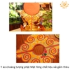 Y áo choàng tượng phật mật tông chất liệu vải gấm Tây Tạng kiểu 2