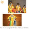 Y áo choàng tượng phật Mật Tông chất liệu vải gấm Tây Tạng kiểu 1