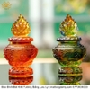 Bảo Bình Khắc Bát Kiết Tường Bằng Lưu Ly  quà tặng tinh tế quà tặng cao cấp